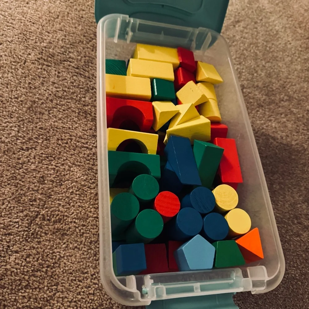 Colorful Small Wooden Blocks - Picture 15 of 16